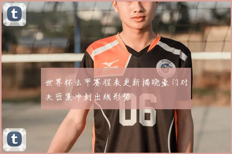 世界杯法甲赛程表更新揭晓豪门对决密集冲刺出线形势